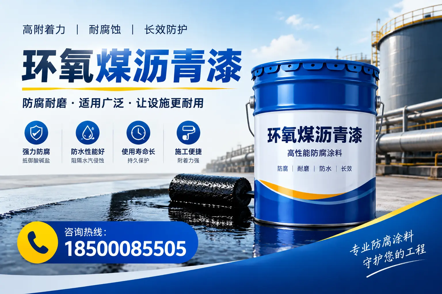 环氧煤沥青漆与其他涂料的对比分析,助力营口企业决策